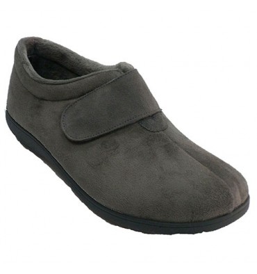 Zapatillas velcro hombre cerrada muy cómodas Doctor Cutillas en gris