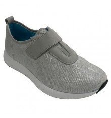 Very comfortable velcro women's sports shoes Doctor Cutillas in gray