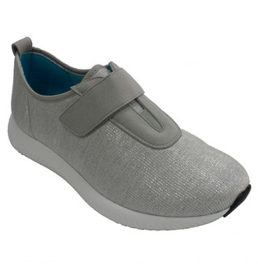 Zapatillas deportivas mujer velcro cómodas Doctor Cutillas en gris