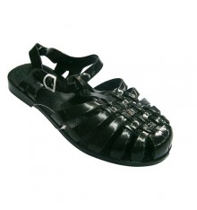 Crabeater rubber sandals River Hurán in black