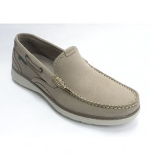 Moccasin type shoes man sport Pitillos in taupe